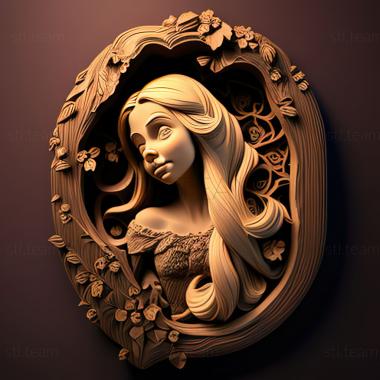 3D model st Rapunzel Tangled (STL)